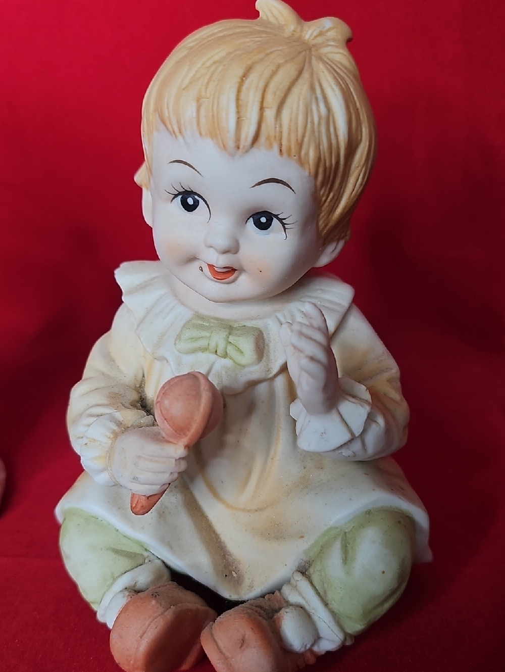 VintagePorcelain Figurines Piano Babies - Picture 3 of 6